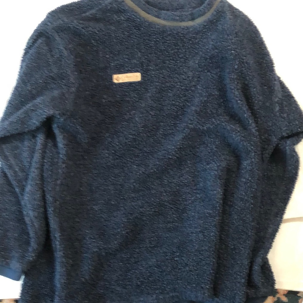 Vintage Oversized fleece pullover for men.